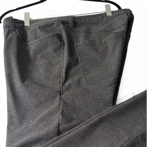 Lululemon Slim Tech Gray Canvas ABC - 33/32L - Like New!